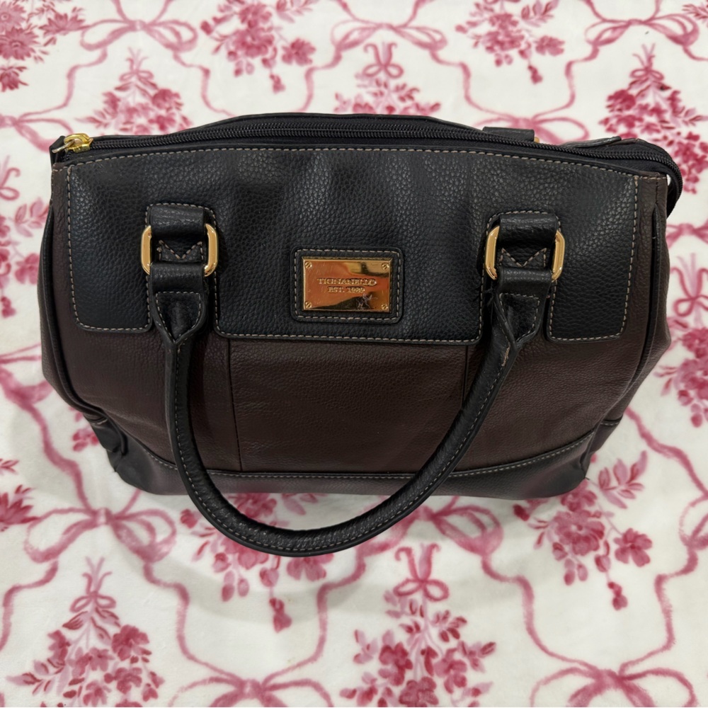 Dooney & Bourke Black and Brown Satchel